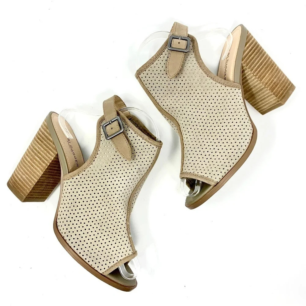 Kelsi Dagger Brooklyn Goya Perforated‎ Heel in Grey